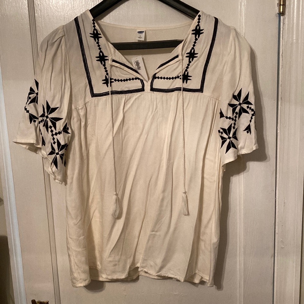 Old navy peasant top